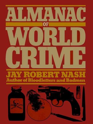 cover image of Almanac of World Crime
